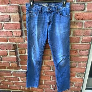 Old Navy Men’s Slim Blue Jeans 32x34 Medium Wash 5 pocket Straight Pants a